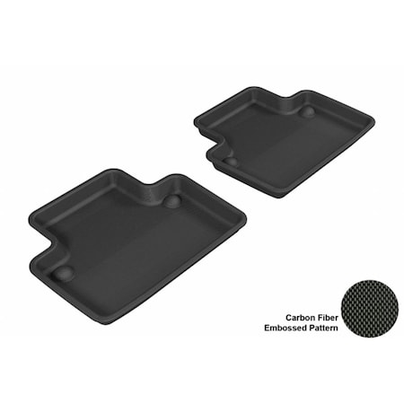 3D Maxpider VOLVO XC90 2003-2014 KAGU BLACK R2 Floor Mat L1VV00421509